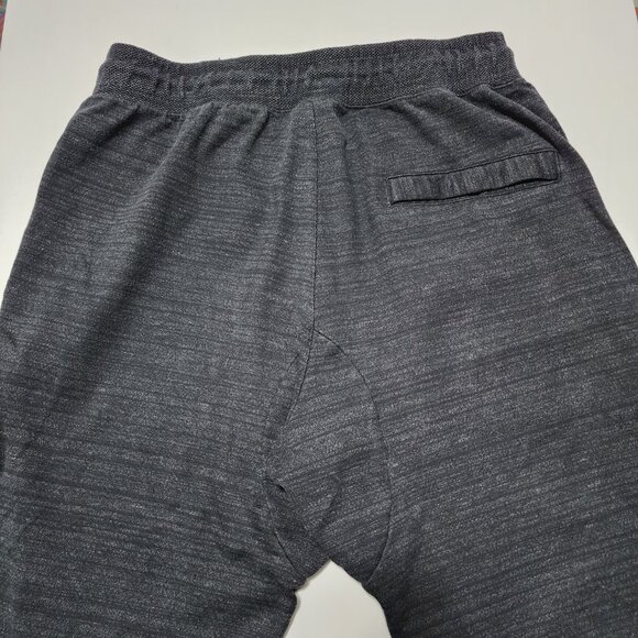 Nike Heathered Black Cotton Blend Joggers w/ Zipper Pockets - Picture 3 of 9